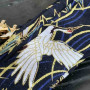 Стрічка для волосся в китайському стилі Летючі журавлі - Чорна Стрічка для волосся в китайському стилі Летючі журавлі - Чорна